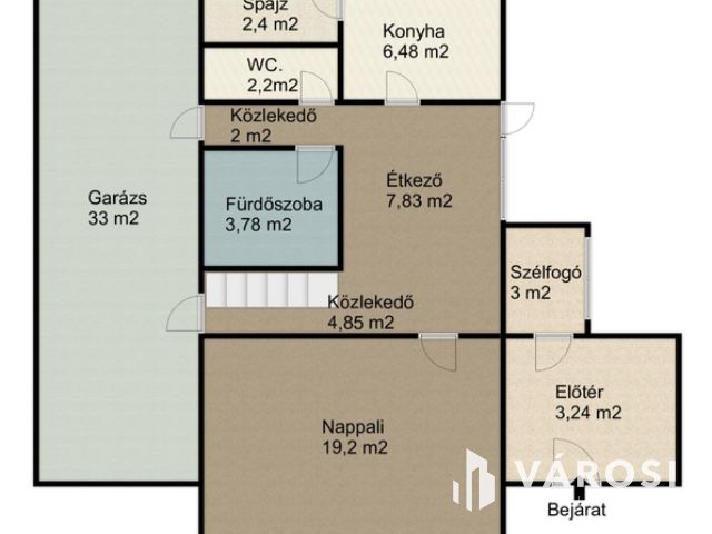 Nagy telek családi házzal, akár további négy ház is elfér!