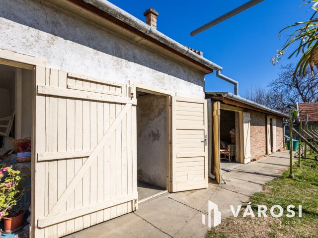 Masszív szerkezetű kétgenerációs ház nagy telekkel