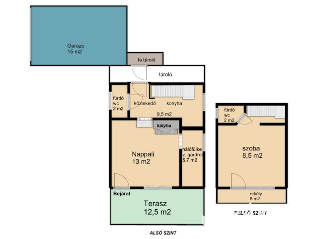 Felsőörsön Balatoni panorámás téliesített ingatlan eladó!