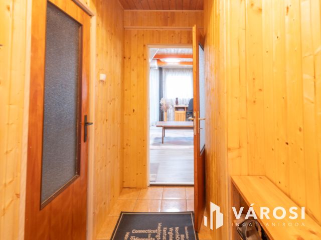 Kisház az erdő mellett