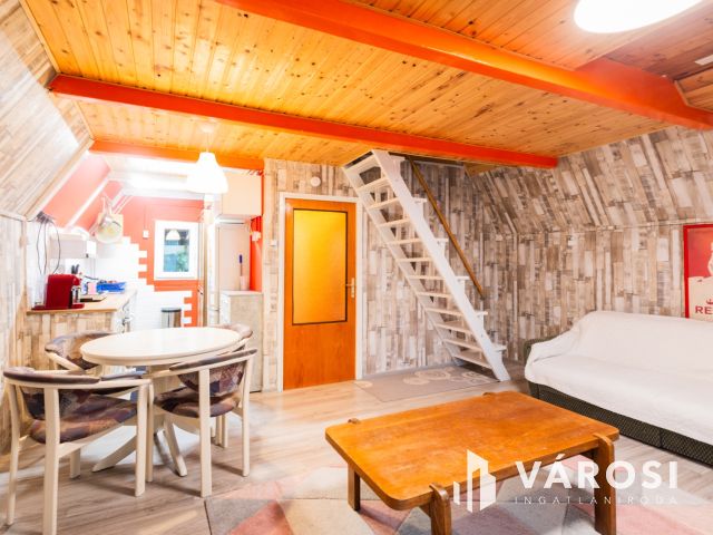 Kisház az erdő mellett