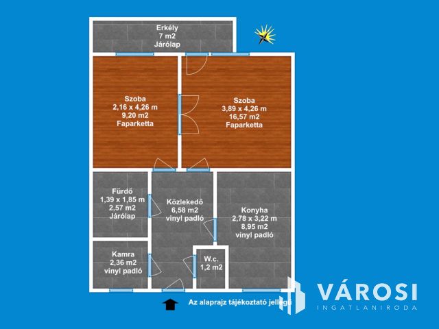 Pöpec lakás akár befektetésre is a Faragó utcában