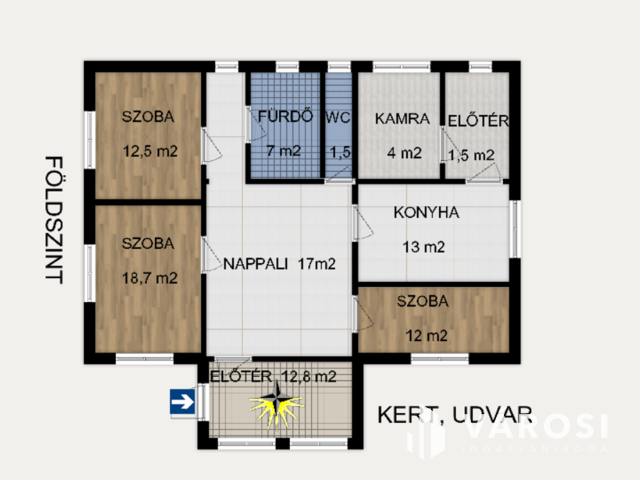 Gádoroson a falusi csend.