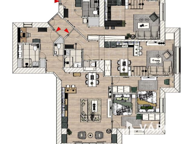 3  lakás egyben eladó a XIII. kerület szívében!